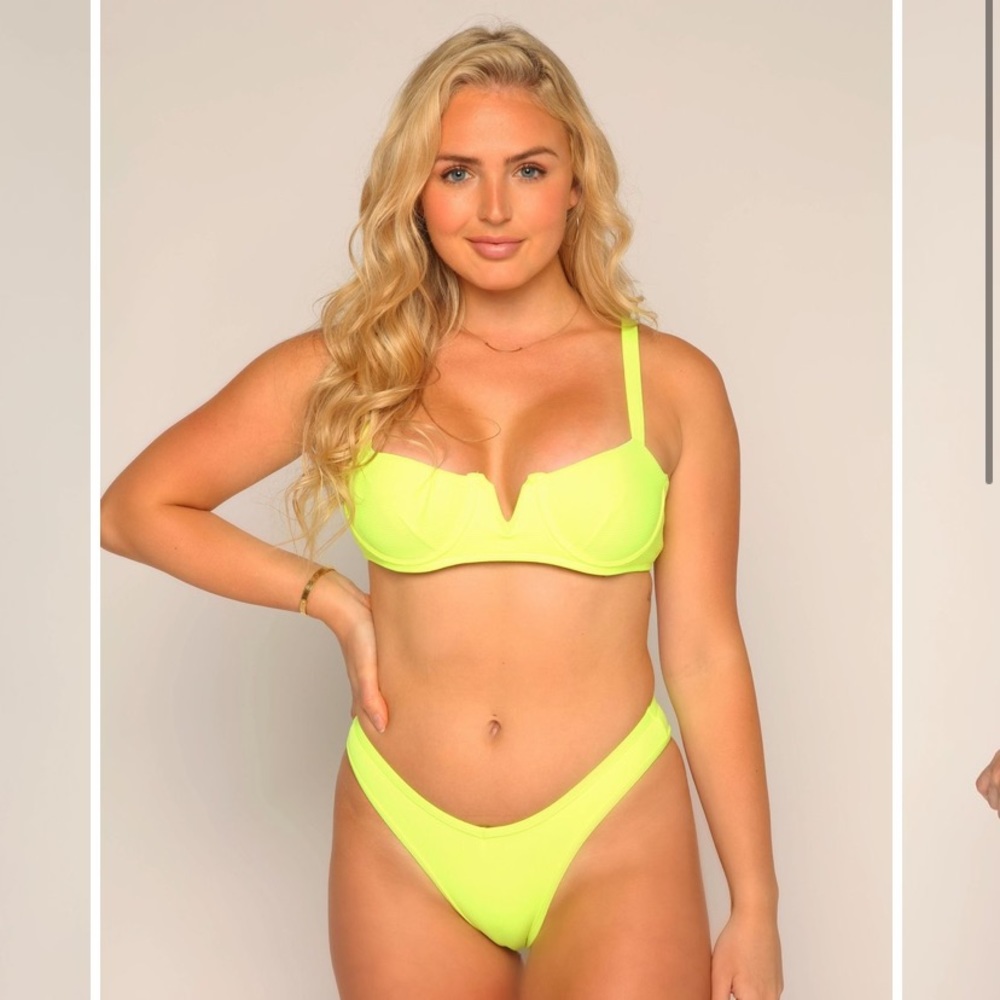 Neon yellow bikini💛
